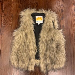 Toddler fur vest